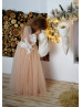 Lace Tulle Maxi Flower Girl Dress